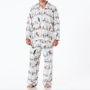 Pottery Barn Grinch adult pajama set size small